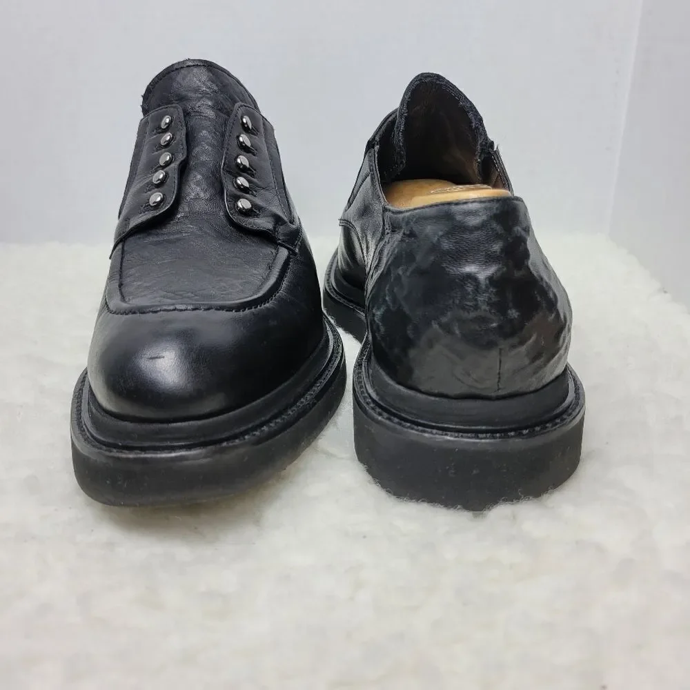 Cesare Paciotti Mens Shoes Size 7 US  Black DM Livetech Lace Less Derby 46534